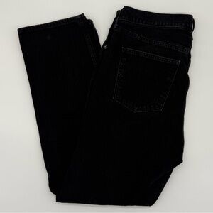 GAP Black High Rise Straight Jeans